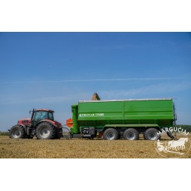 Grūdų perkrovimo puspriekabė "Pronar T743M", 21950 kg