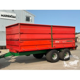 Puspriekabė "Orkel T 120", 12000 kg.