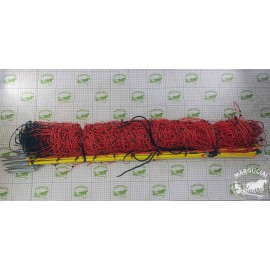 Tinklas avims, oranžinis, aukštis: 108 cm - dvigubas dyglis