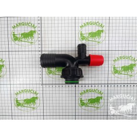 Filtro kranas, užsukamas Ø 40 mm. žarnai