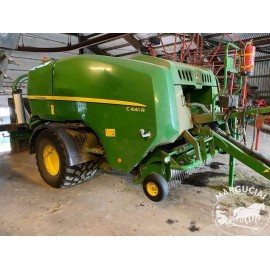 Ruloninis presas su vyniotuvu "John Deere C441R"