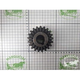 Krumpliaratis  tiesus, didelis, 21 dantis, vidus Ø 25 mm