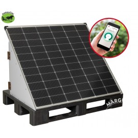 Saulės energijos stotis XXXL (15J.) 12 V kartu su piemeniu ir akumuliatoriumi , GPS siūstuvu , Valdomas programėle