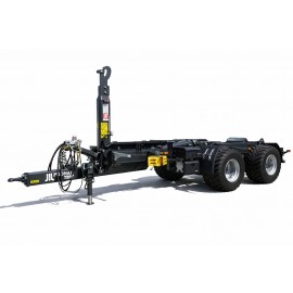 Puspriekabė konteineriui "Pronar T286", 15100 kg