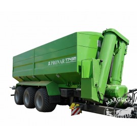Grūdų perkrovimo puspriekabė "Pronar T743M", 21950 kg