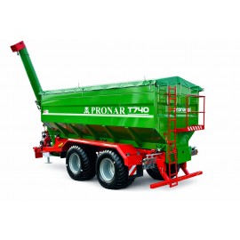 Grūdų perkrovimo puspriekabė "Pronar T740", 15300 kg