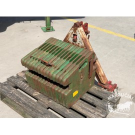 Svoriai traktoriui "John Deere", 800 kg.