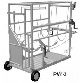 Veterinarinis sutramdymo gardas/vežimėlis "Rolstal PW-3"