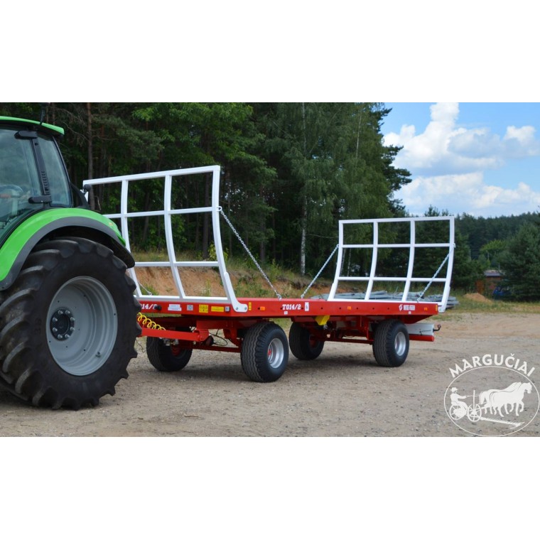 Priekabos rulonams vežti "Metal-Fach", 7400, 9000, 11440 kg. Priekabos rulonams vežti "Metal-Fach", 7400, 9000, 11440 kg.