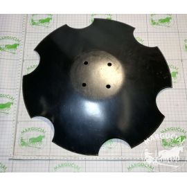 Lėkštinio skutiko lėkštė, karpyta ø 460x4 mm. (4x12),