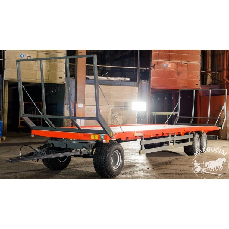 Priekaba rulonams vežti "UMEGA", 14000 kg. Priekaba rulonams vežti "UMEGA", 14000 kg.