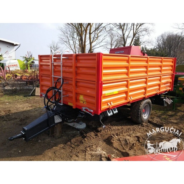 Puspriekabė "MCMS", 4500 kg. Puspriekabė "MCMS", 4500 kg.