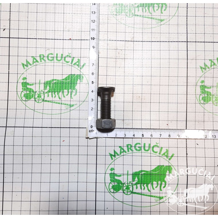 Varžtas su veržle 12x45 mm. su auselėm DA - Prekyba nauja ir naudota žemės ūkio technika