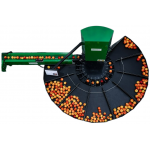 Uogų, vaisių svėrimo, pakavimo įranga